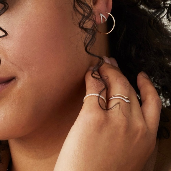 14K MEJURI GOLD WISHBONE RING - Picture 3 of 4